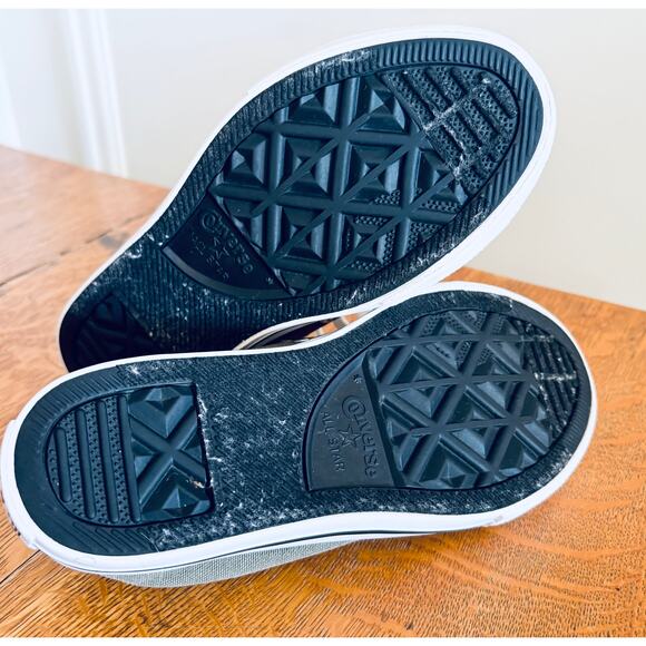 Youth Converse All Star Street Ox Slip-On Sneakers, Army Green, Size 13 - Picture 5 of 5